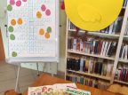 Pierwszaki ze Szkoły Podstawowej w Bereście z wizytą w bibliotece.