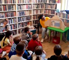 W bibliotece jest fajnie! - wizyta trzecioklasistów w Filii na Czarnym Potoku