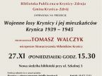 Wojenne losy Krynicy i jej mieszkańców Krynica 1939-1945
